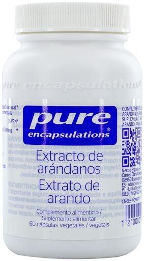 Pure Encapsulations Extracto de Ar&aacute;ndanos 60 C&aacute;psulas