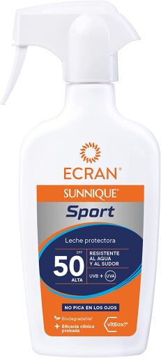 Ecran Sunnique Sport Leche Protectora Spray SPF 50 270 ml