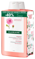 Peon&iacute;a Champ&uacute; Calmante Duo 2 x 400 ml