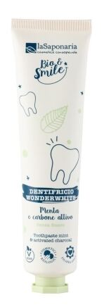 La Saponaria WonderWhite Dent&iacute;frico Blanqueador Menta y Carb&oacute;n 75 ml