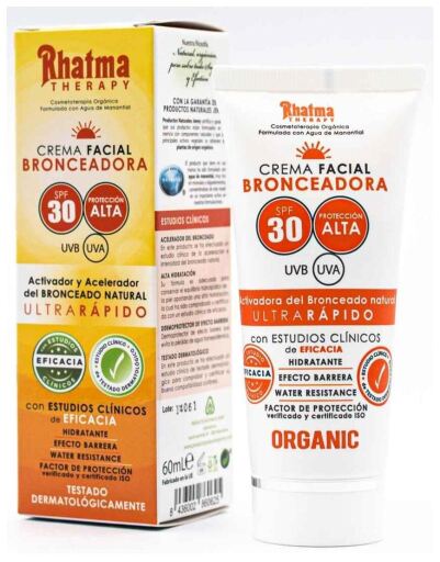 Rhatma Crema Facial Bronceadora SPF 30 60 ml