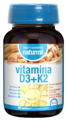 Naturmil Vitamina D3 + K2 60 Comprimidos