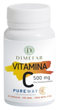 Dimefar Vitamin C 500 mg 30 Capsules