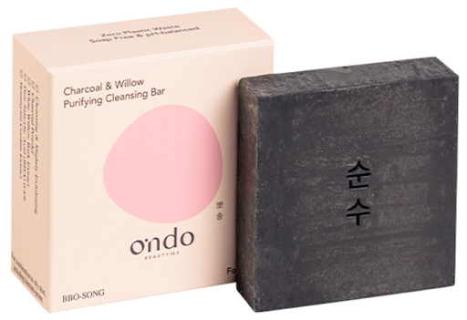 Ondo Beauty 36.5 Charcoal & Willow Barra Limpiadora Purificante 70 gr