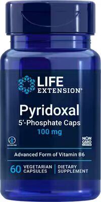 Life Extension Piridoxal 5 Fosfato 20 mg 150 C&aacute;psulas Vegetarianas
