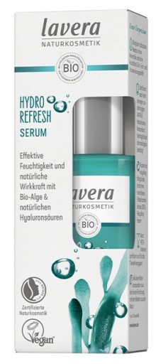 Lavera Hydro Refresh Serum Algae and Organic Hyaluronic Acid 30 ml