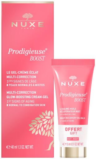 Nuxe Prodigieuse Boost Gel-Crema 40 ml + B&aacute;lsamo Renovador Noche 15 ml
