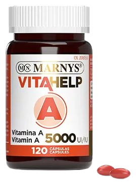 Marnys Vitahelp Vitamina A 5000 Ui 120 C&aacute;psulas