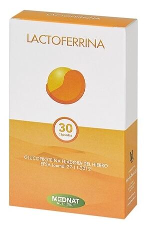 Mednat Nutrici&oacute;n Lactoferrina 30 C&aacute;psulas