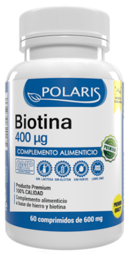 Polaris Biotin 400 mg 60 Tablets