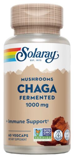 Solaray Fermented Chaga 60 C&aacute;psulas