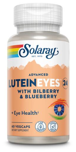 Solaray Lutein Eyes 24 Avanzado 24 mg 60 C&aacute;psulas