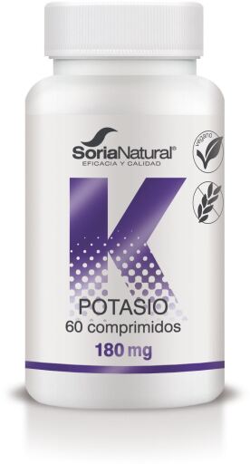 Soria Natural Potasio Liberaci&oacute;n Sostenida 60 C&aacute;psulas