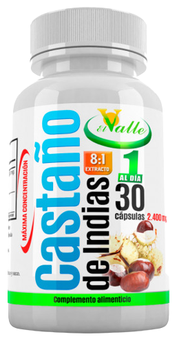 Casta&ntilde;o Indias 30 C&aacute;psulas