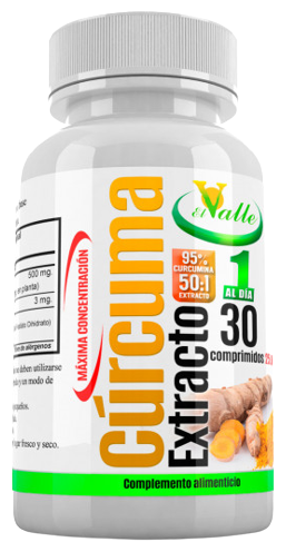 El Valle Curcuma 30 Comprimidos
