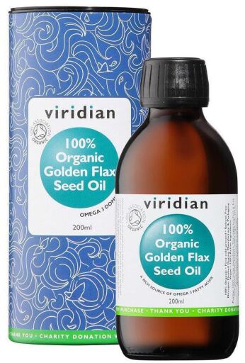 Viridian Golden Flax Seed Oil 200 ml