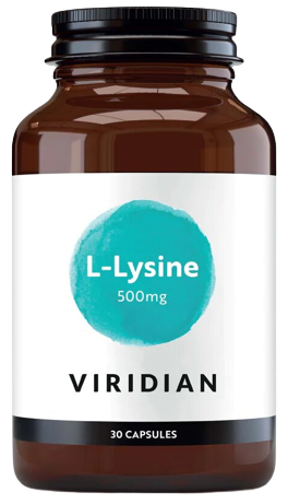 Viridian L Lysine 500 mg 30 Capsules