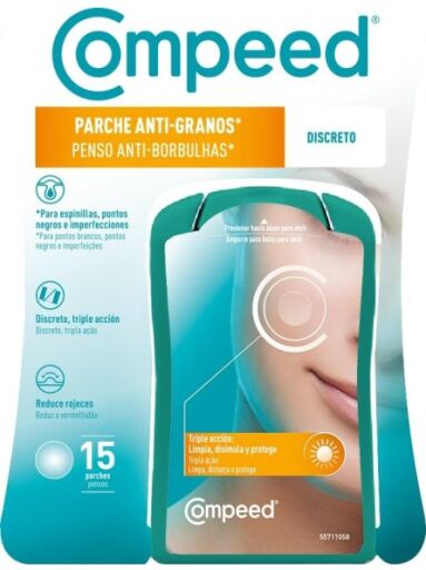 Compeed Discreet Anti-Pimple Patch 15 Pieces