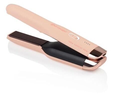 ghd Unplugged Take Control Now Peach Pink Hair Straightener
