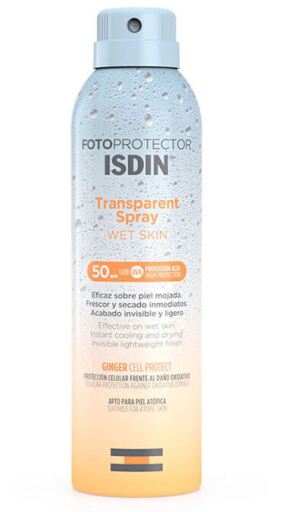 Isdin Sunscreen Transparent Spray Wet Skin SPF 50+ 100 ml