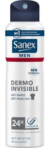 Sanex Men Desodorante en Spray Dermo Invisible 200 ml