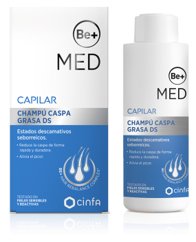Be+ Med Champ&uacute; Caspa Grasa 150 ml