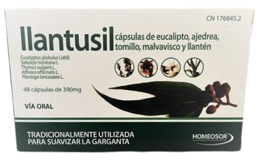 Homeosor Llantusil 350 mg 48 C&aacute;psulas