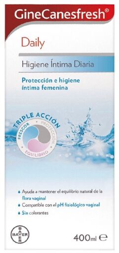 Bayer Ginecanesfresh Higiene &Iacute;ntima Diaria Gel 400 ml