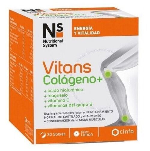 Ns Nutritional System NS Vitans Col&aacute;geno+ Lim&oacute;n 30 Sobres