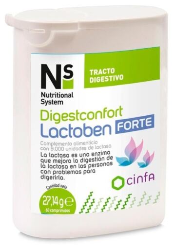 Ns Nutritional System Ns Digest Comfort Lactoben Forte 60 Capsules