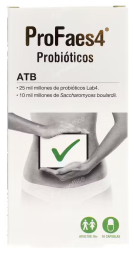 Profaes4 ATB Probi&oacute;tico 10 C&aacute;psulas