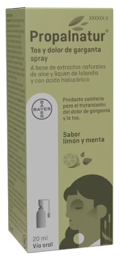 Bayer Propalnatur Tos y Dolor de Garganta Spray 20 ml