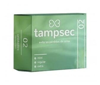 Tampsec Tampones Incontinencia Regular 2 Unidades