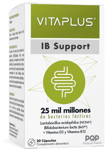 Plusquam Pharma Vitaplus IB Support 20 Capsules
