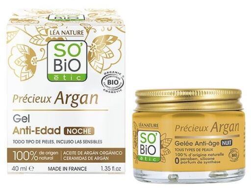 Gel Noche Anti Edad Arg&aacute;n Bio 40 ml