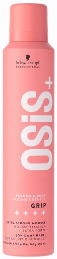 Schwarzkopf Professional OSiS+ Grip Espuma Fijadora Extrafuerte 200 ml
