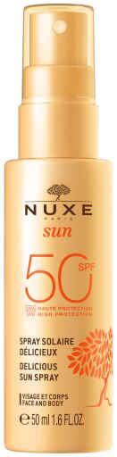 Nuxe Sun Spray Solar Delicioso para Rostro y Cuerpo SPF 50 50 ml