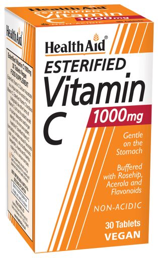 HealthAid Esterified Vitamin C 1000 mg 30 Tabletas