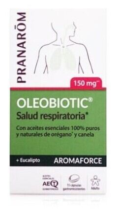 Pranarom Aromaforce Oleobiotic 15 C&aacute;psulas