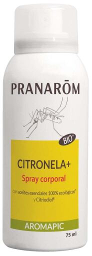 Pranarom Aromapic Spray Cuerpo Citronela Bio 75 ml