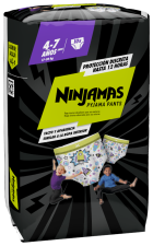Ninjama Ropa Interior Absorbente 4 a 7 A&ntilde;os 10 Unidades