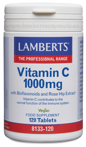 Vitamina C 1000 mg 120 C&aacute;psulas