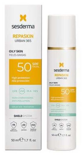 Sesderma Repaskin Urban 365 Protector para Pieles Grasas SPF 50 50 ml