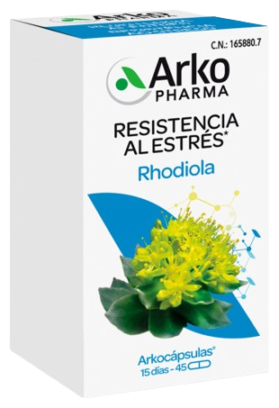 Arkoc&aacute;psulas Rhodiola Bio 45 C&aacute;psulas