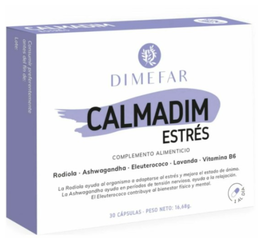Dimefar Calmadim Estr&eacute;s 30 C&aacute;psulas