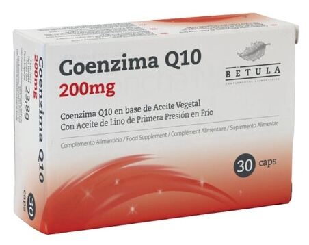 Betula Coenzima Q10 200 mg 30 C&aacute;psulas