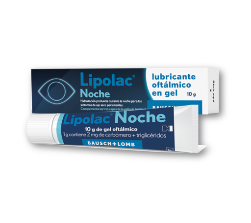 Bausch Lomb Lipolac Noche Gel Lubricante Ocular 10 gr