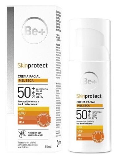 Cinfa Be+ Skinprotect Facial Cream for Dry Skin SPF 50+ 50 ml