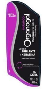 Champ&uacute; Organogal Oscurecedor De Cabello 400 ml