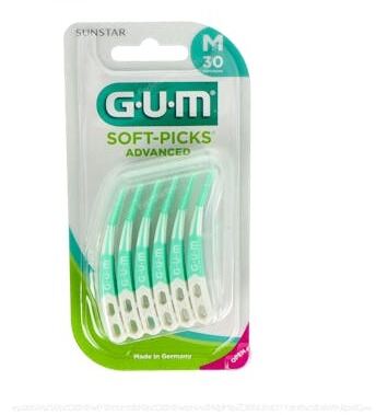 Gum Soft Picks Interdental Brush Regular 30 Units Green